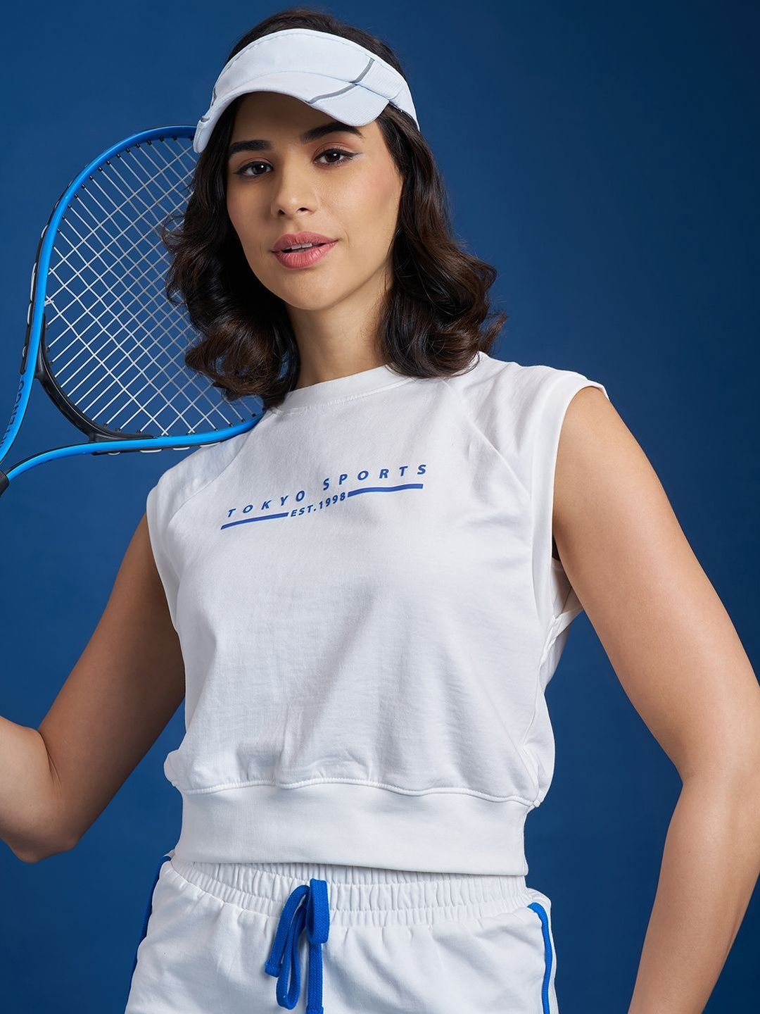 Street By Tokyo Talkies Typography Printed Cotton Crop Top-picture-16