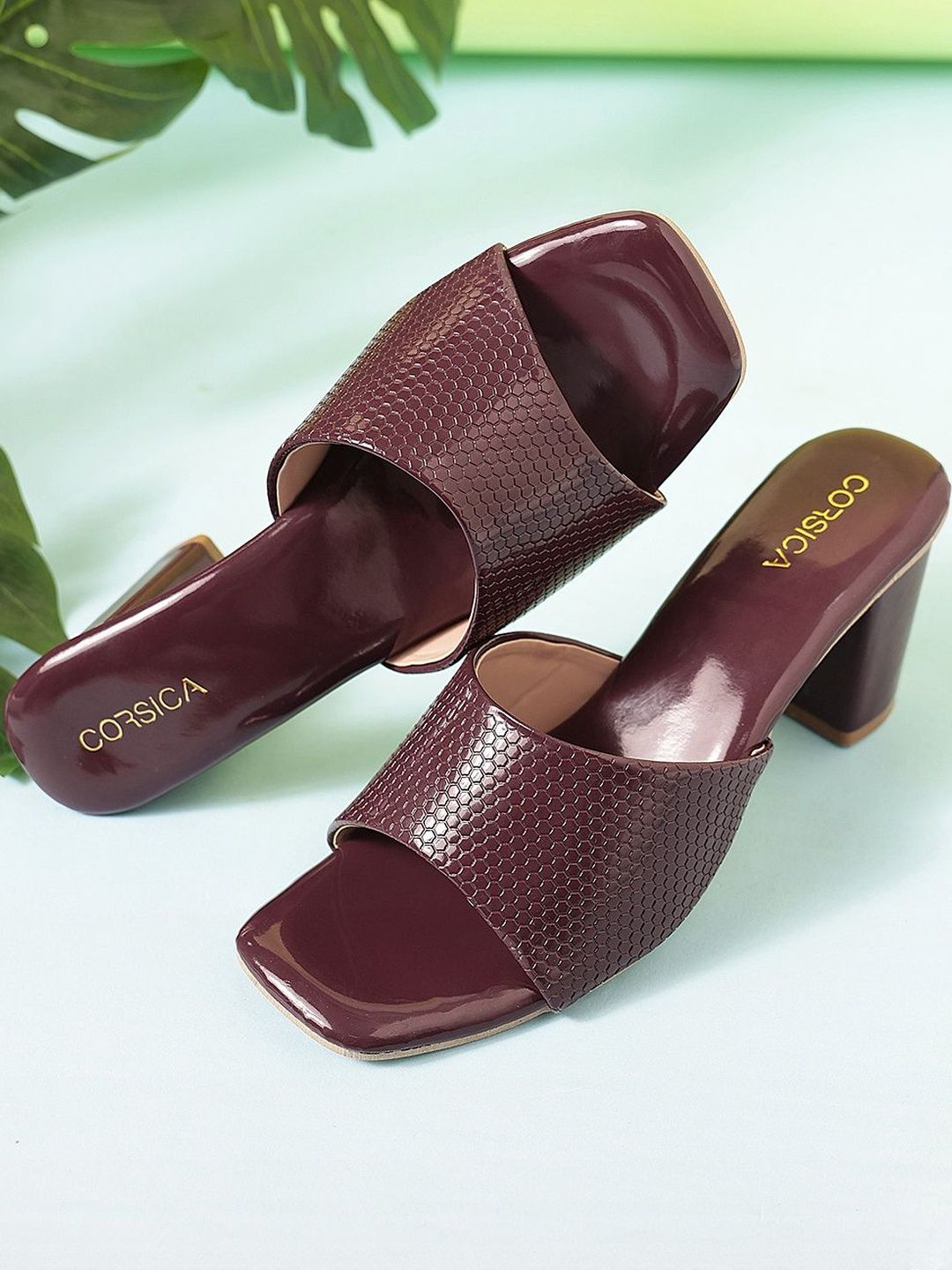 CORSICA Textured Party Block Sandals-picture-23