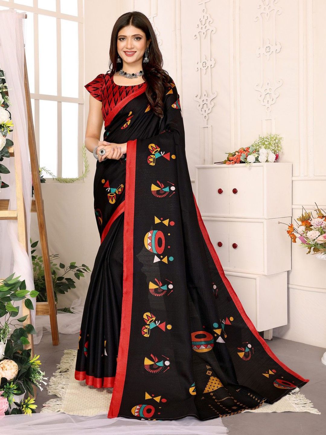 priyashi Abstract Printed Saree-picture-26