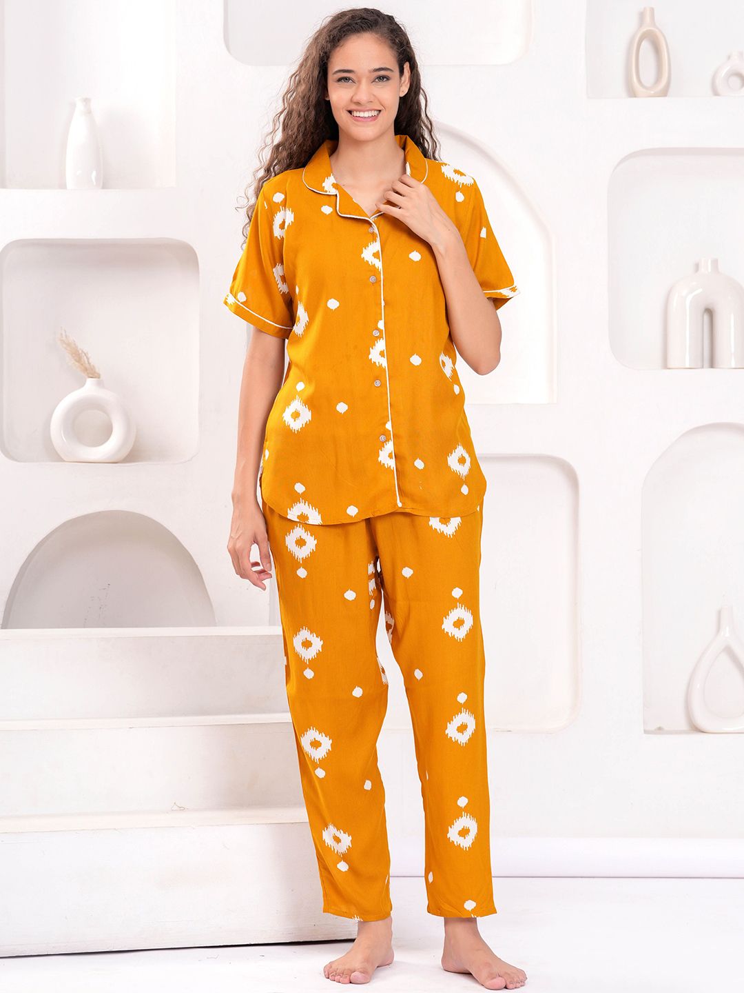 Zenava by Myntra Printed Night Suit-image-22