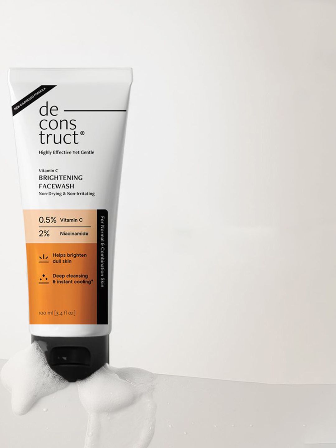 deconstruct Brightening Face Wash With Vitamin C & Niacinamide- 100 ml-image-18