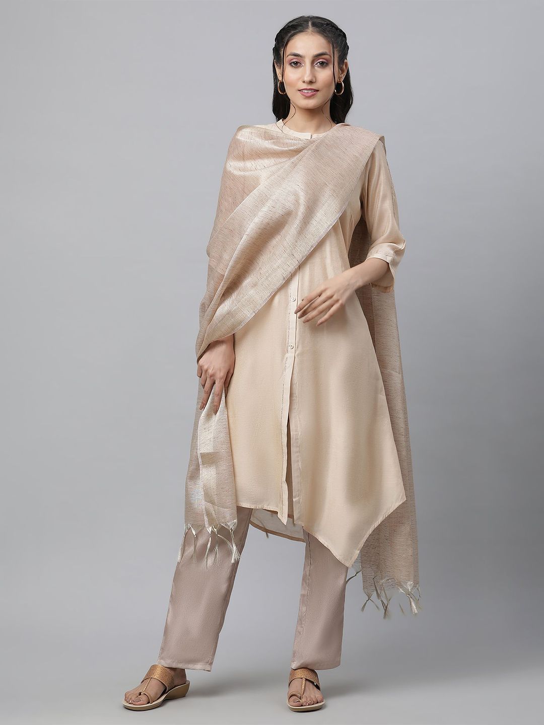 AURELIA Striped Dupatta with Zari-picture-12