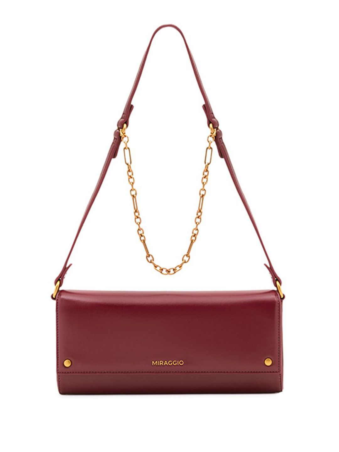 MIRAGGIO Women Solid PU Structured Clutch-picture-50