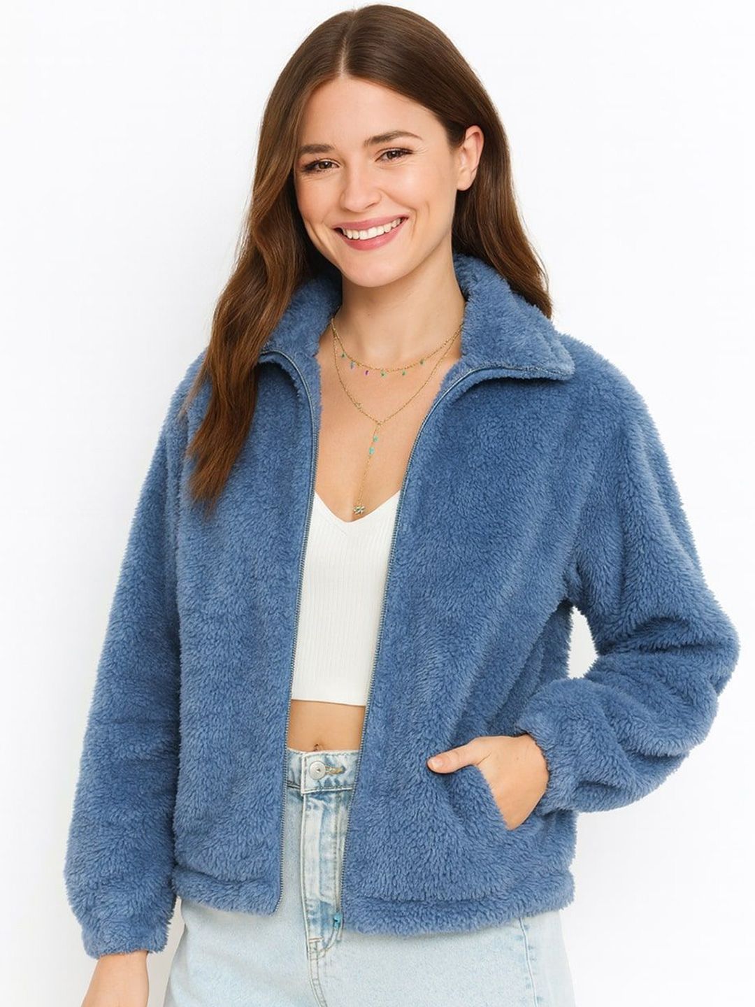 The Dry State Women Front-Open Sweaters-image-35