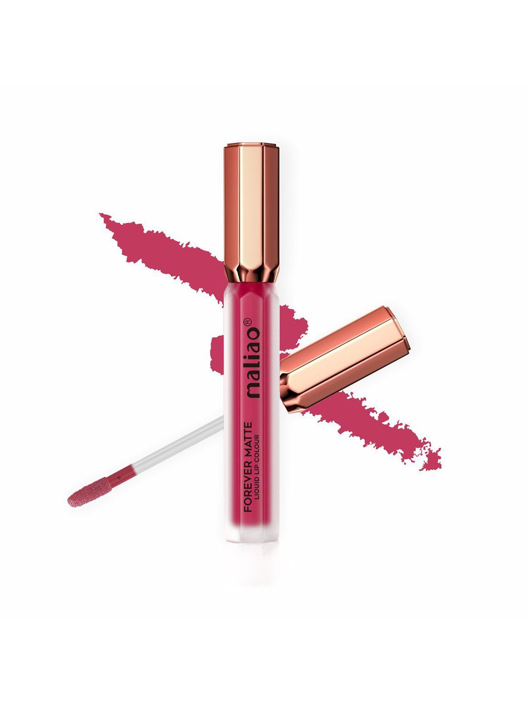 Maliao Forever Matte Liquid Lipstick - 5 ml - Rasp Berry 06-image-5