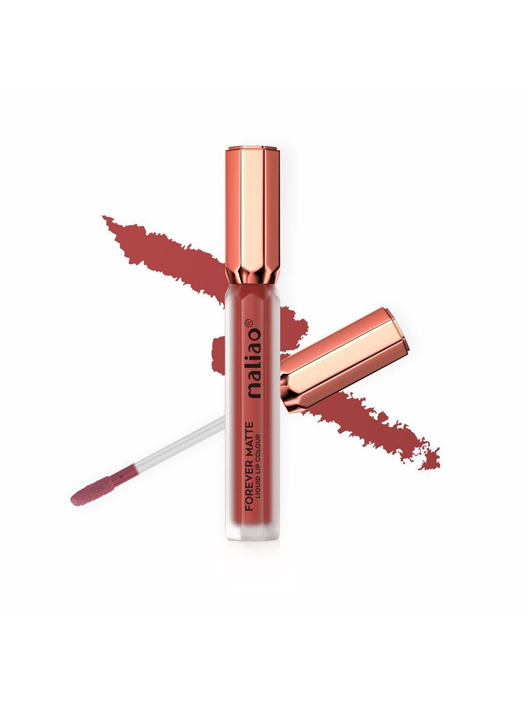 Maliao Forever Matte Liquid Lip Color - 5 ml - Rose Wood 05-image-0
