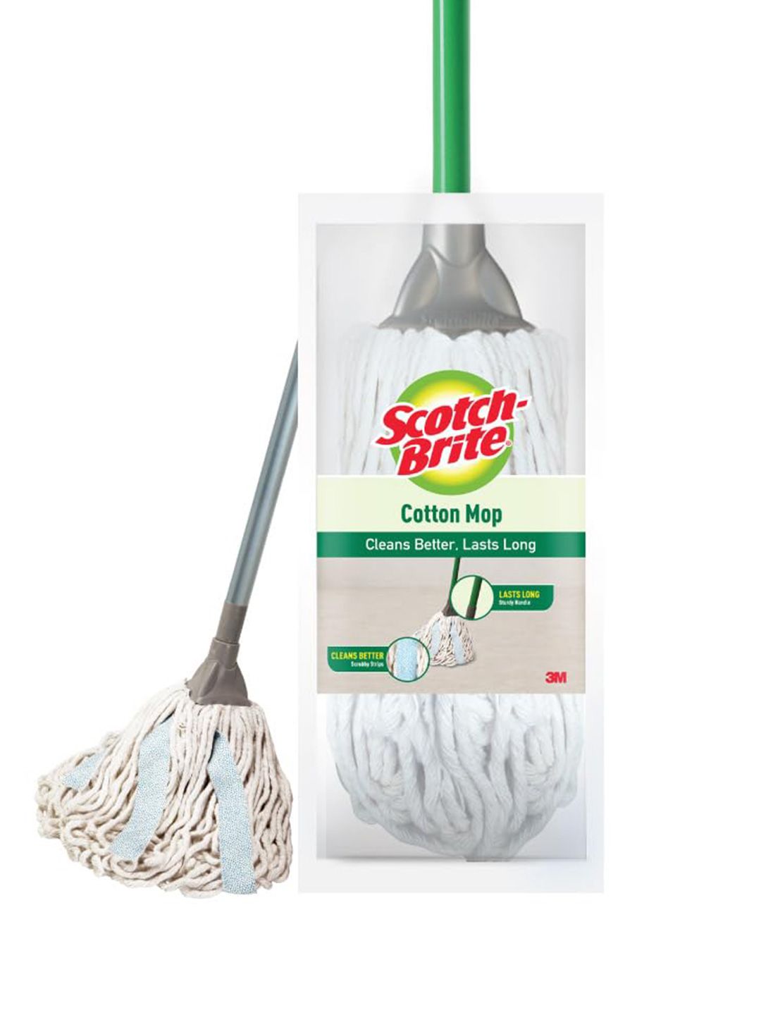 SCOTCH BRITE Green Telescopic Cotton Mop-picture-17