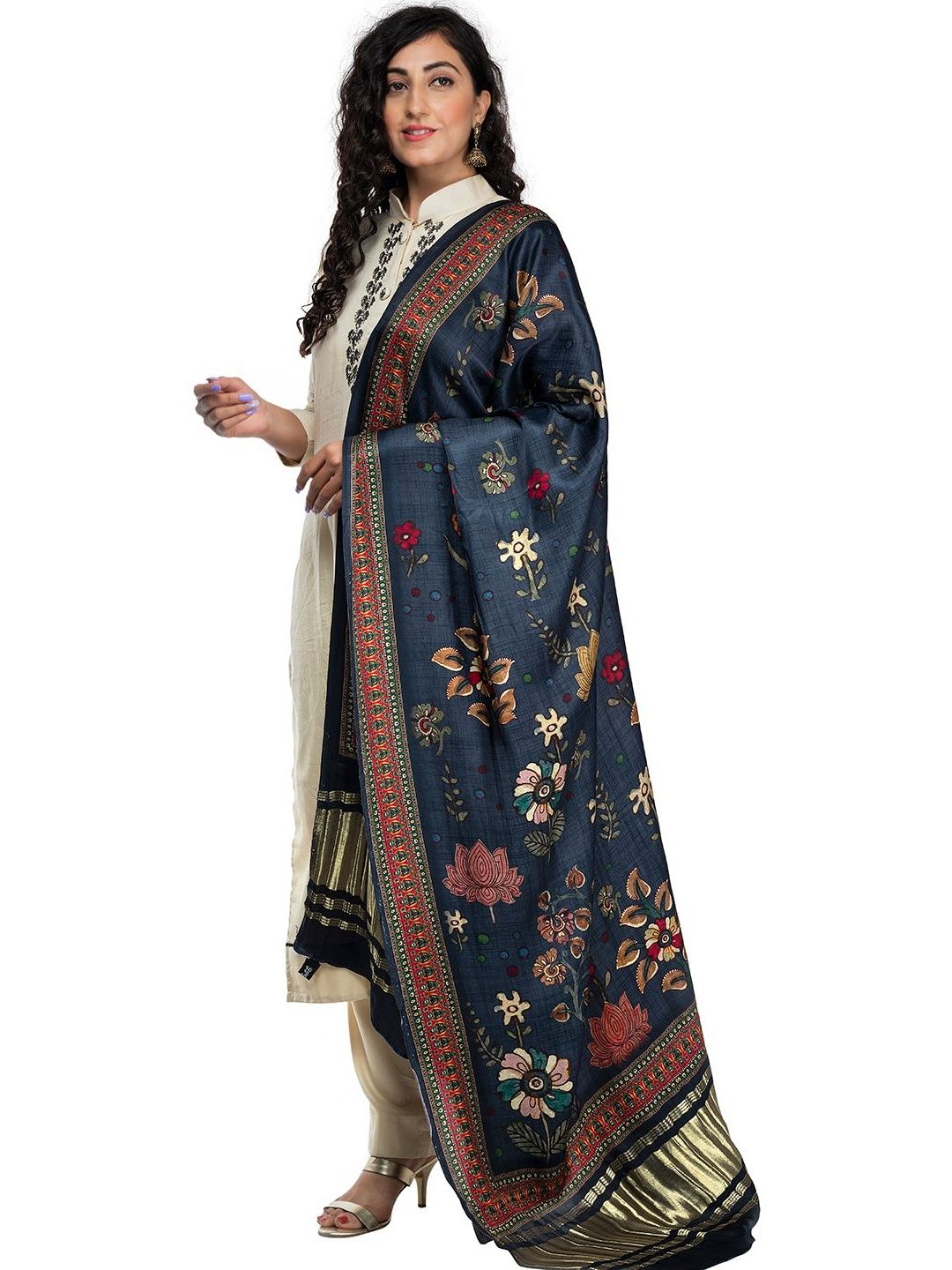 Desibutik Women Printed Viscose Rayon Dupatta-picture-27