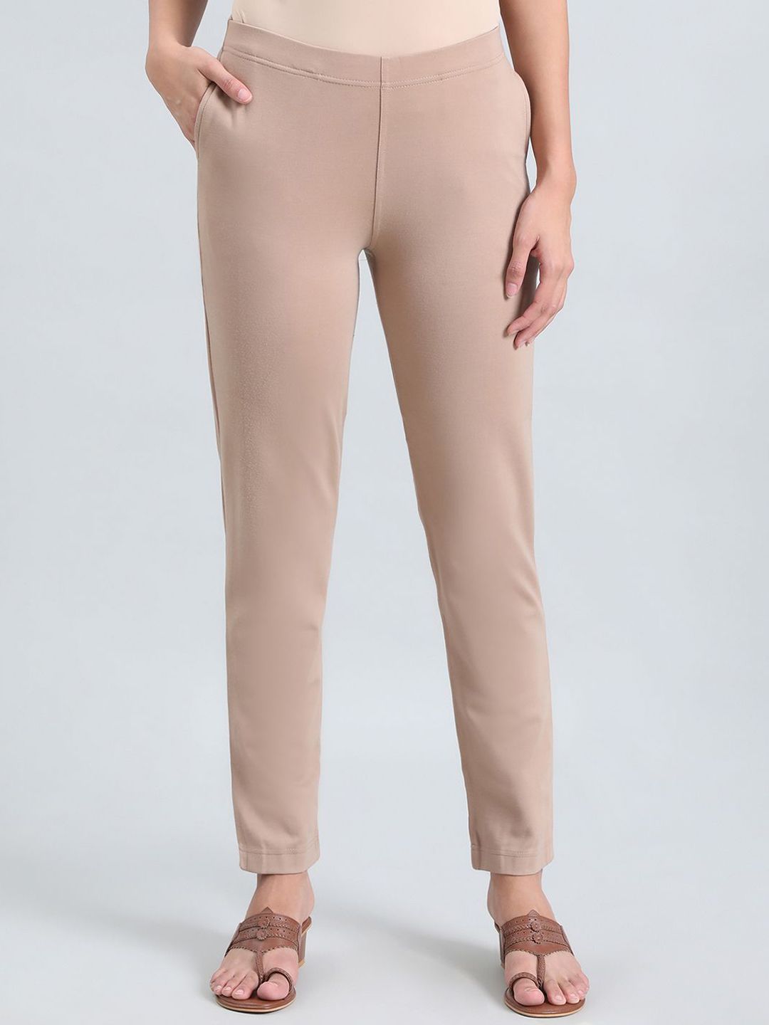 Go Colors Women Slim Fit Trousers-picture-17