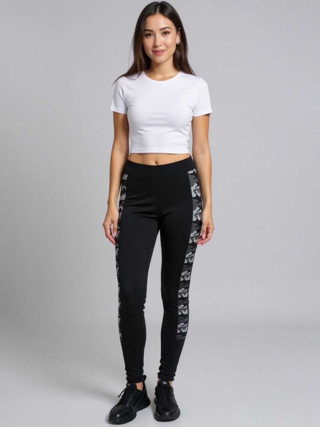 KGN HUB Women Training or Gym Slim Fit Tights-picture-41