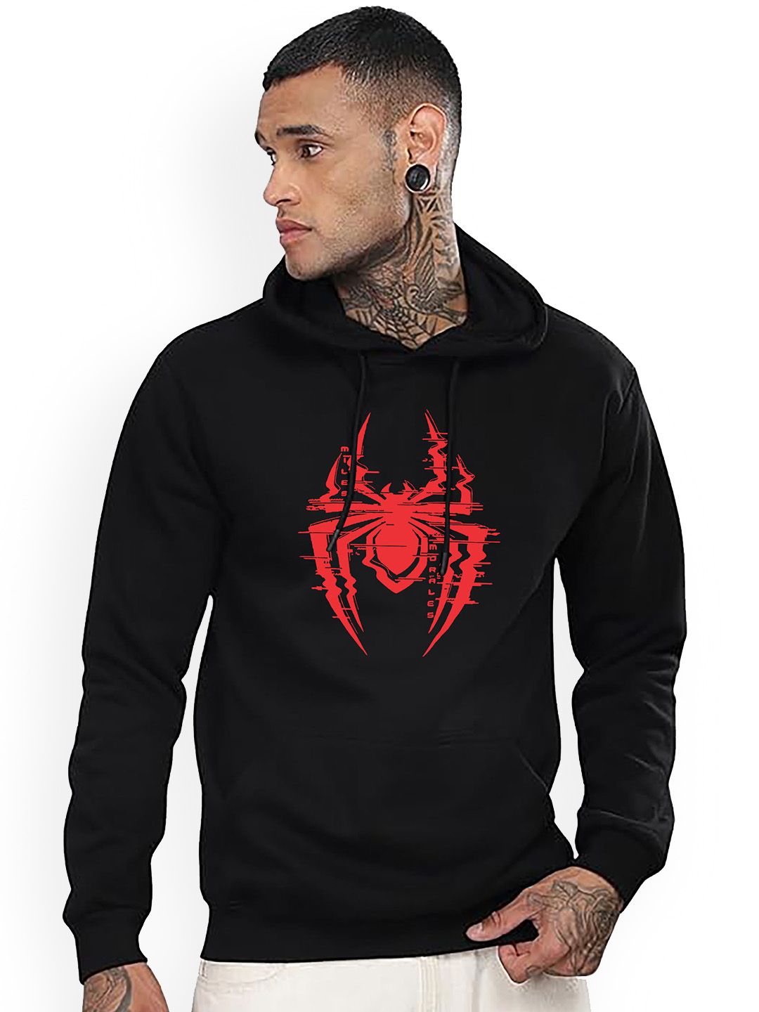 BRIEF CHICKADE Men Printed Hooded Sweatshirt-picture-18