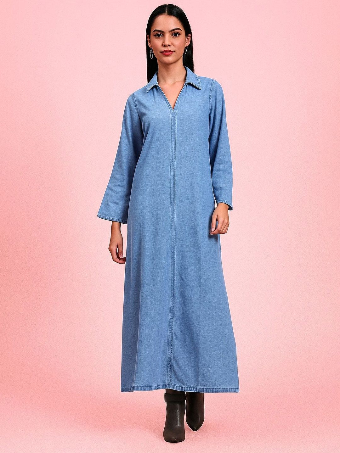 R.Code by The Roadster Life Co. Denim Maxi Dress-picture-42