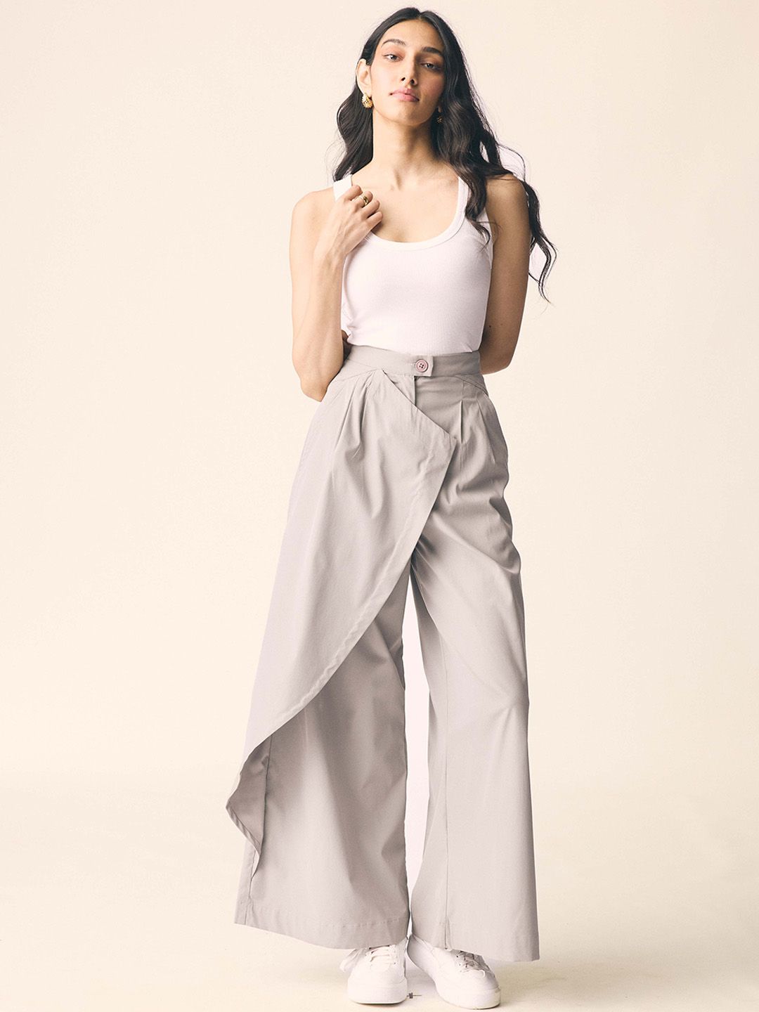 UNRUSH Women High-Rise Trousers Bootcut Parallel Trousers-picture-29