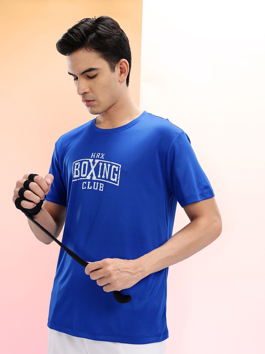 HRX by Hrithik Roshan Typography Print Rapid-Dry Training T-shirt-picture-32