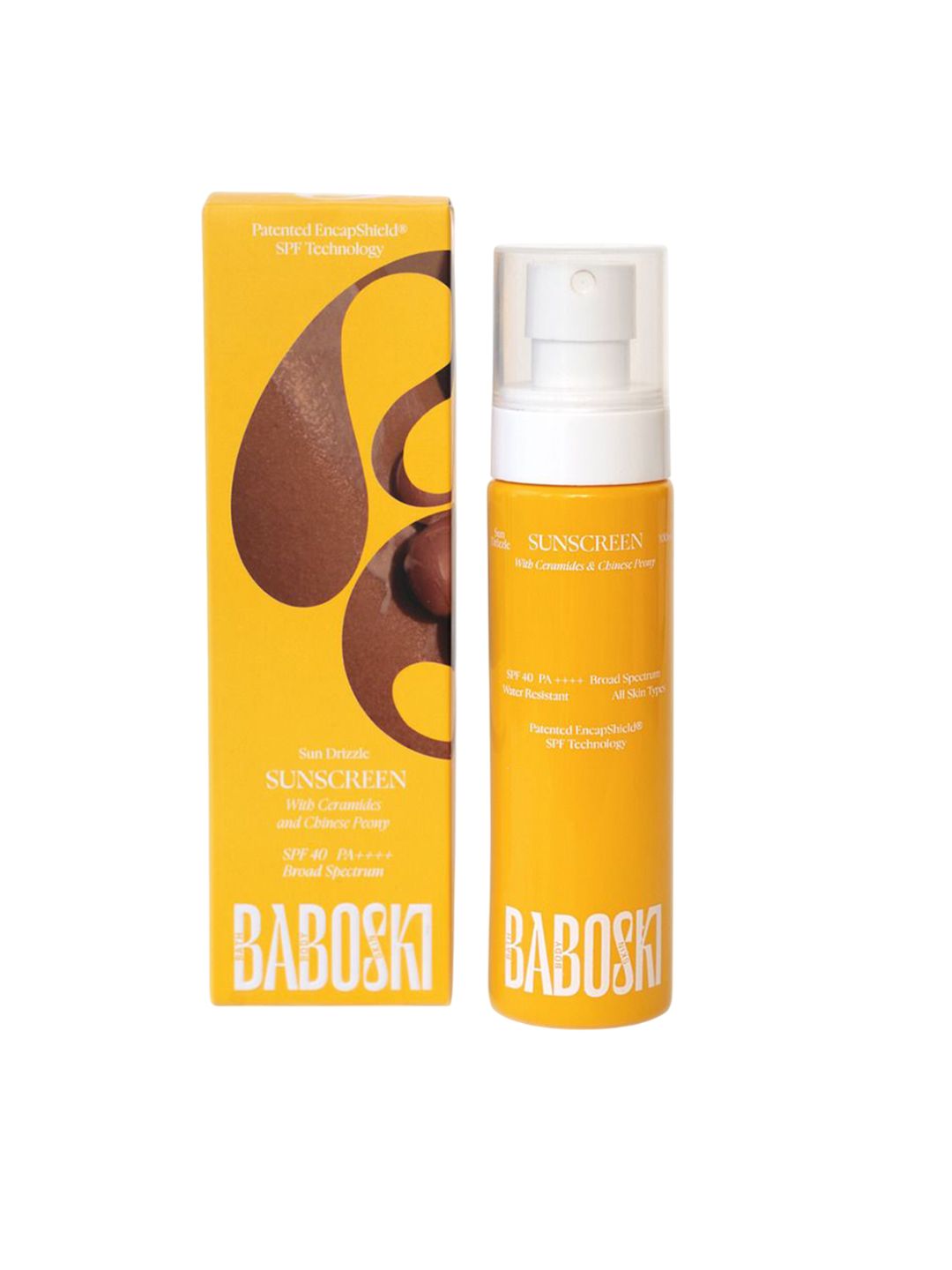 Baboski Sun Drizzel Sunscreen Serum Spray SPF 40 PA++++ - 100 ml-image-38
