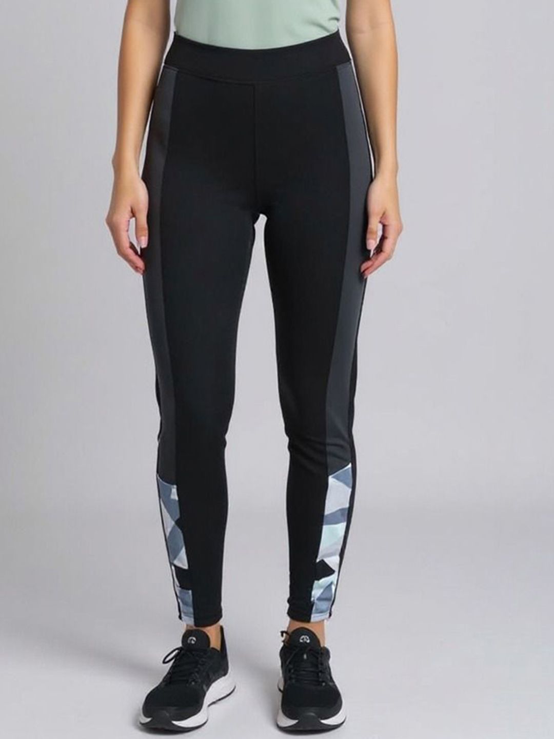 KGN HUB Striped Slim Fit Ankle Length Gym Tights-picture-21