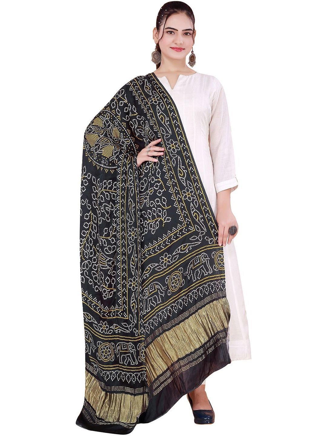 Desibutik Women Ethnic Printed Dupatta-picture-28