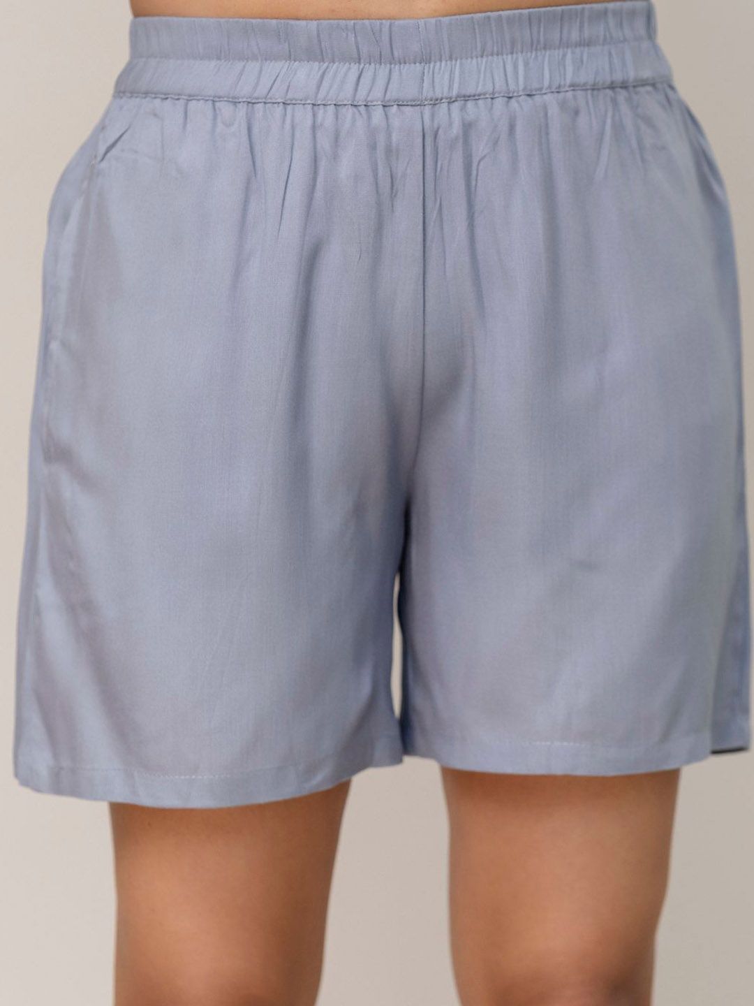 PalloStyle Women Loose Fit Mid-Rise Cotton Shorts-picture-14