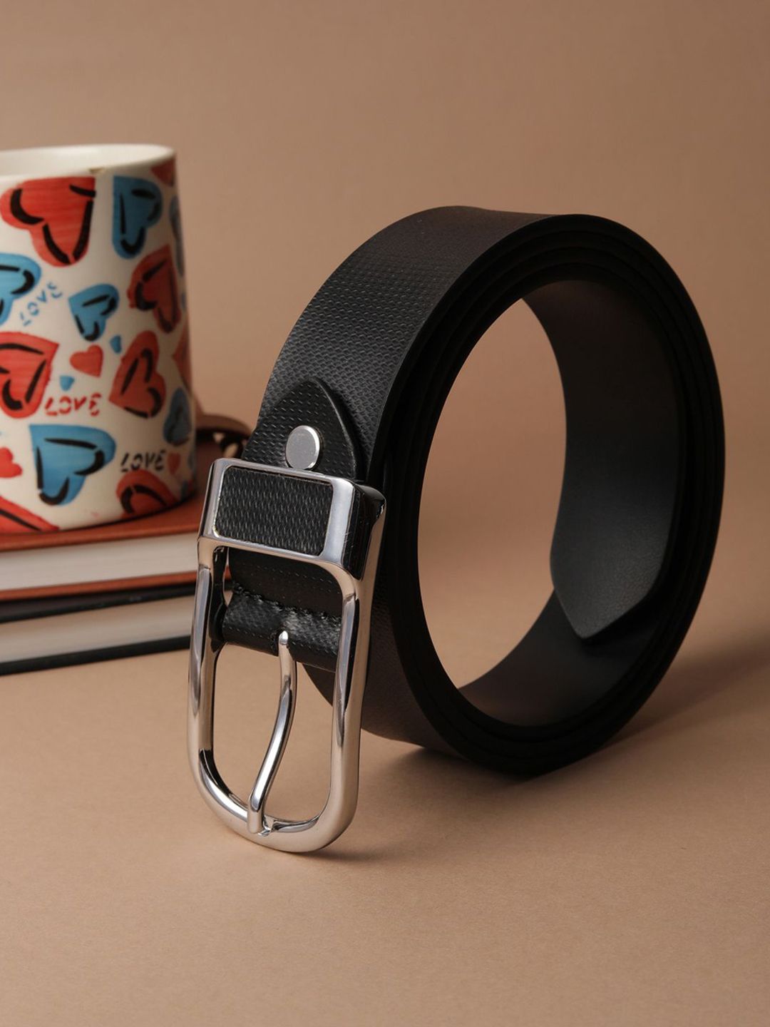 Peter England Men Textured Leather Formal Belt-picture-18