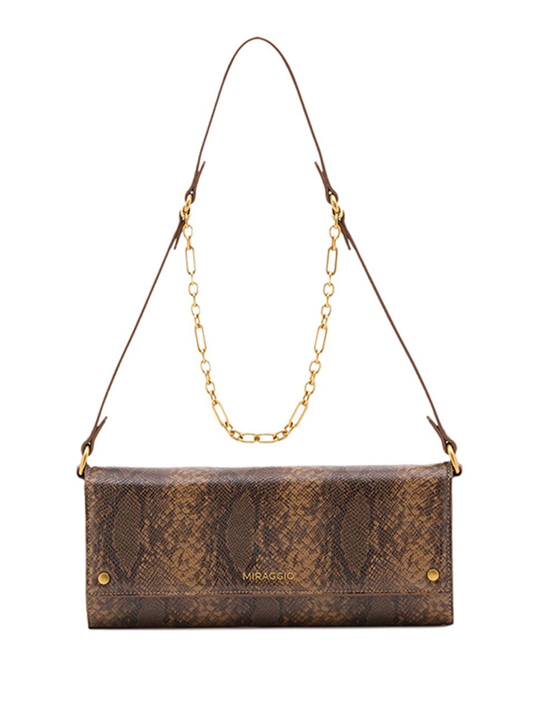 MIRAGGIO Textured PU Structured Handheld Bag-image-4