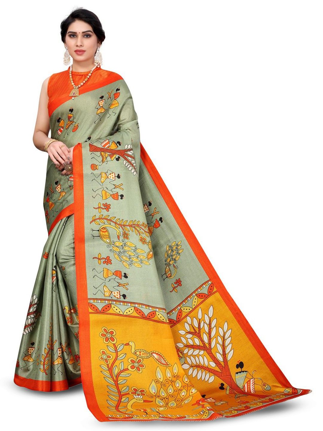 priyashi Warli Printed Saree-picture-37
