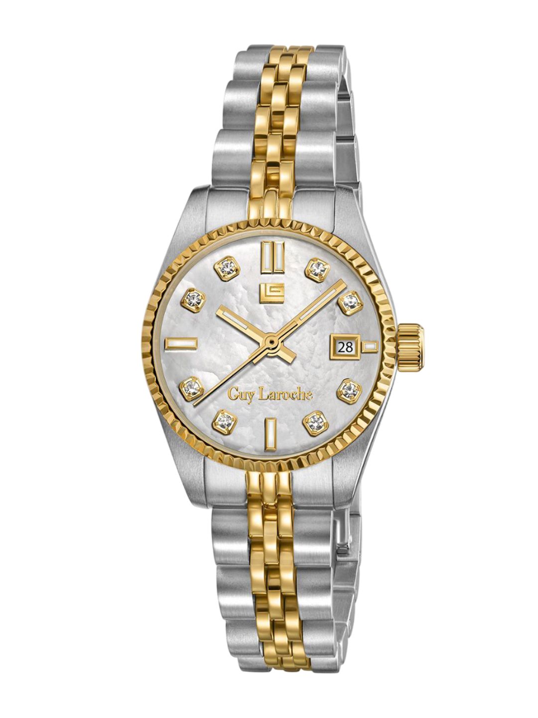 Guy Laroche Women Round Dial & Bracelet Style Straps Analogue Watch GLWLG0001901-picture-24