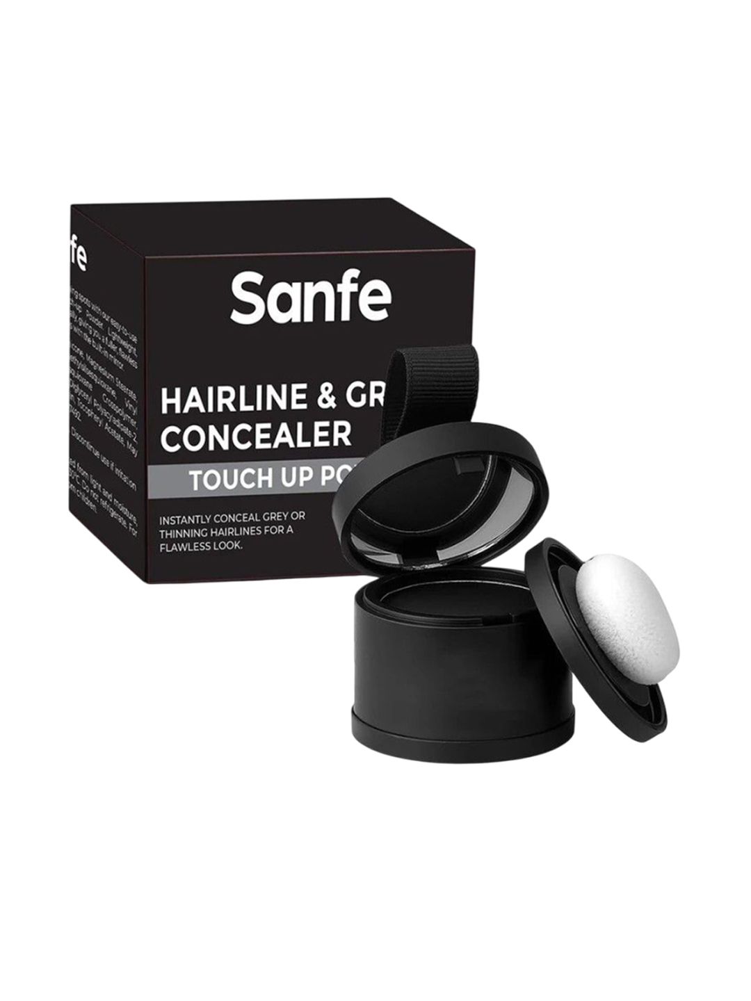 Sanfe Root Cover-Up Powder Conceals Hair Loss & Grays Concealer- 317 g- Grey-picture-23