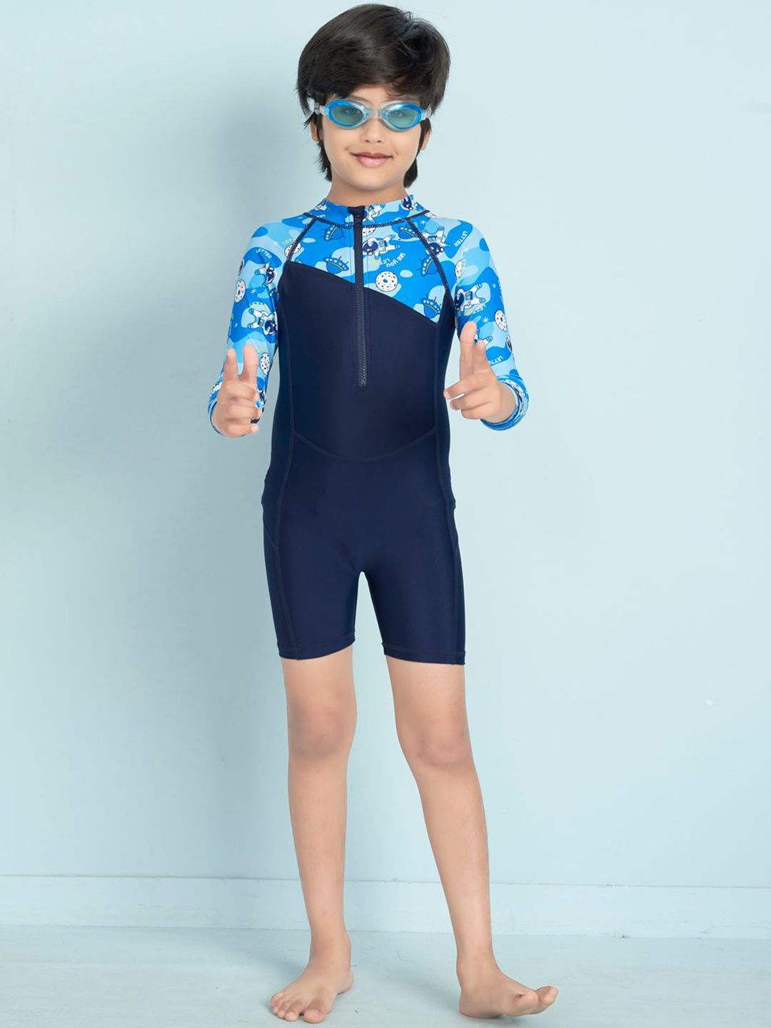 BAESD Boys Printed Round Neck Leg Suit-picture-32