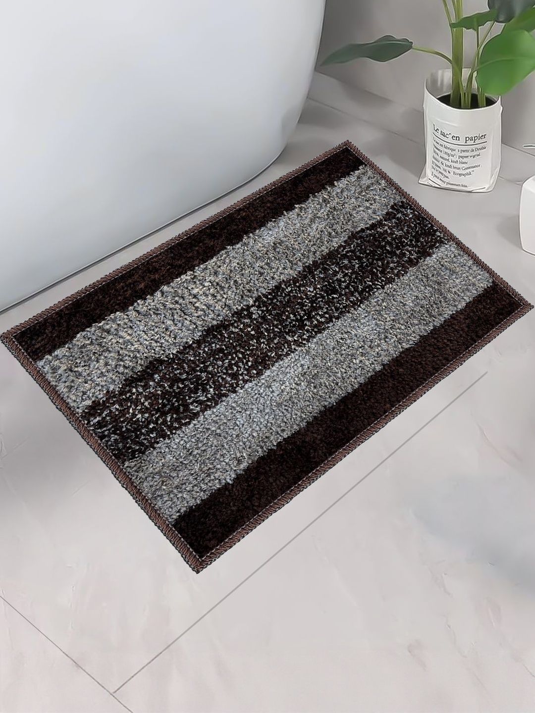 Sittella Anti-Skid Microfiber Rectangular Water Absorbent Floor Mat-image-43