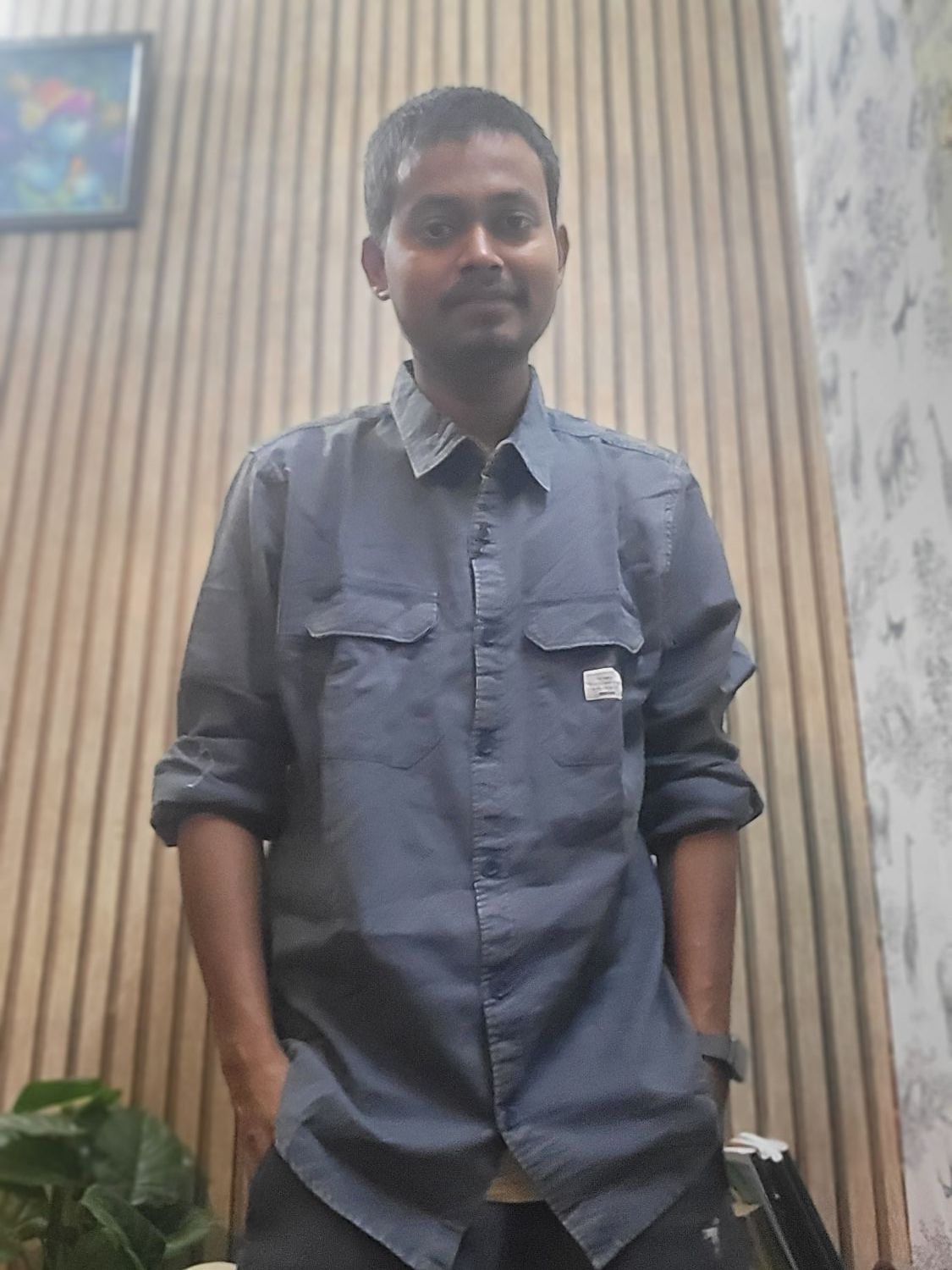 Buy WROGN Pure Cotton Denim Shirt - Shirts for Men 33009107 | Myntra
