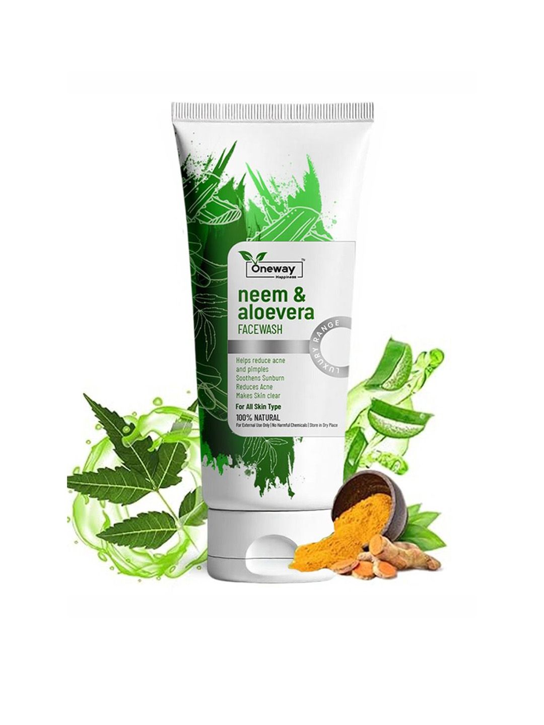 Oneway Happiness Purifying Neem Face Wash- 100 ml-image-30