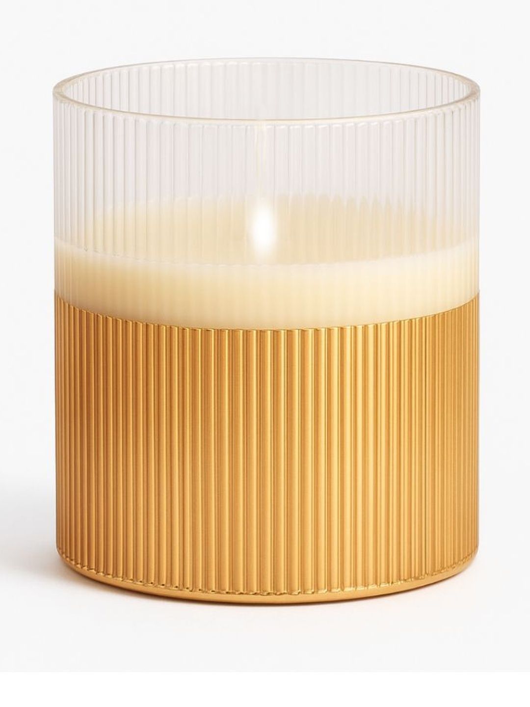 AARVI DECOR STUDIO Gold-Toned & White Round Tea Light Candle-picture-16