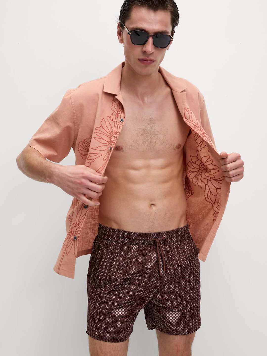 Marks & Spencer Geometric Printed Swim Shorts-picture-19