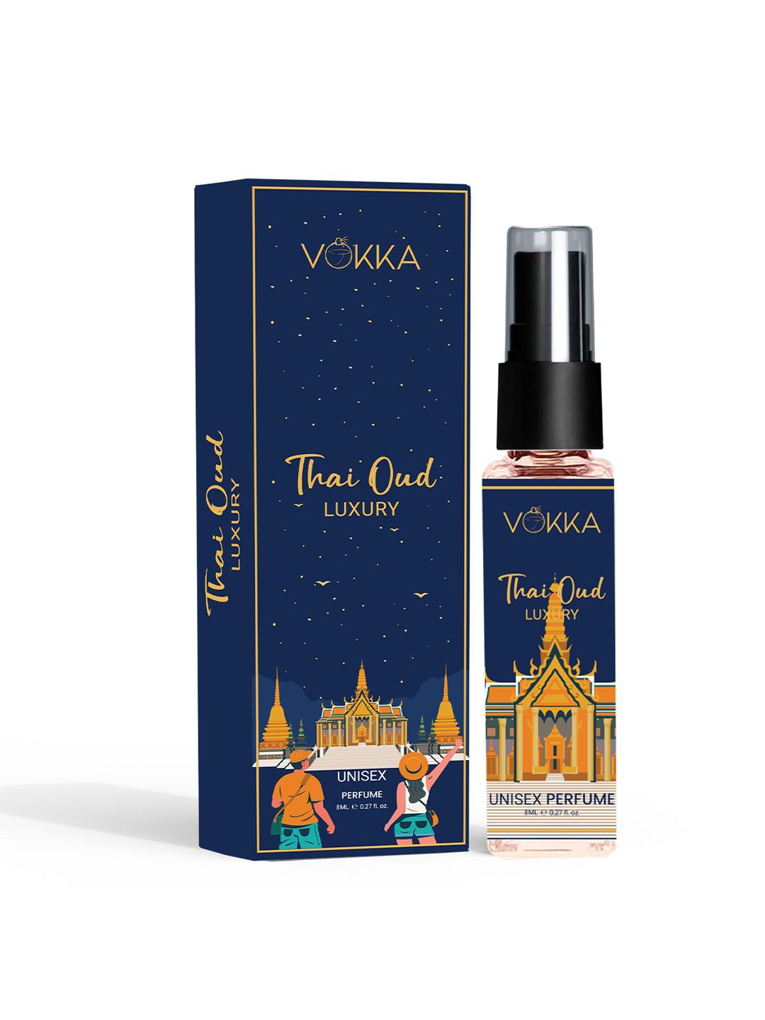 VOKKA Thai Oud Luxury Long Lasting Pocket Perfume - 8ml-image-4