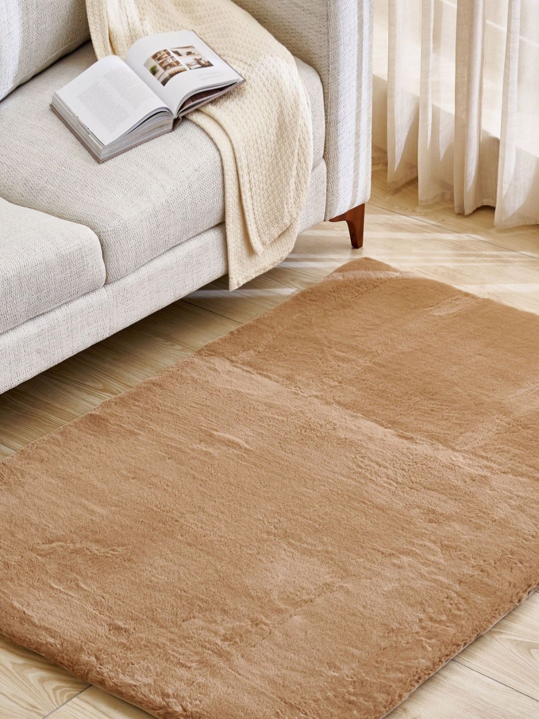Home Centre Brown Quartz Snugfur Carpet-picture-21