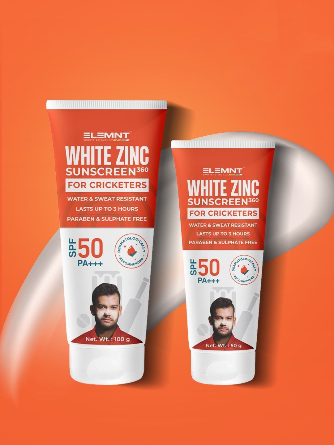 Elemnt Sports Science Set Of 2 White Zinc Sunscreen SPF 50 PA+++ - 50 g & 100 g-image-19