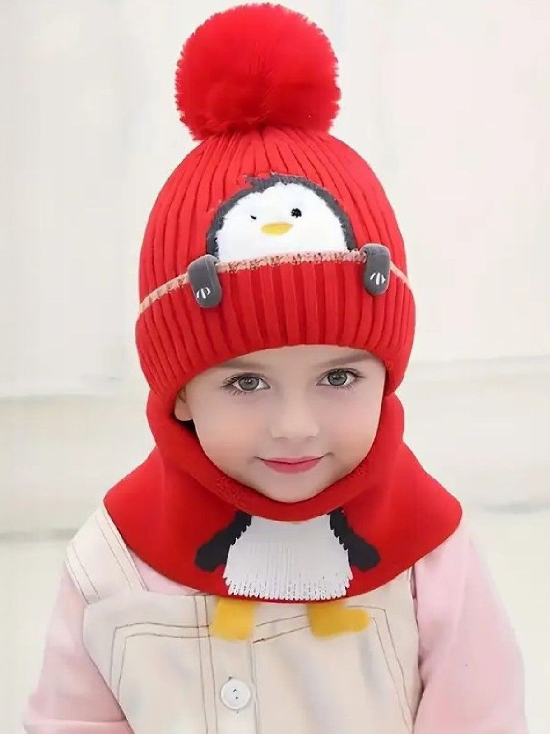 TOMKOT Unisex Kids Woollen Beanie Cap-image-8