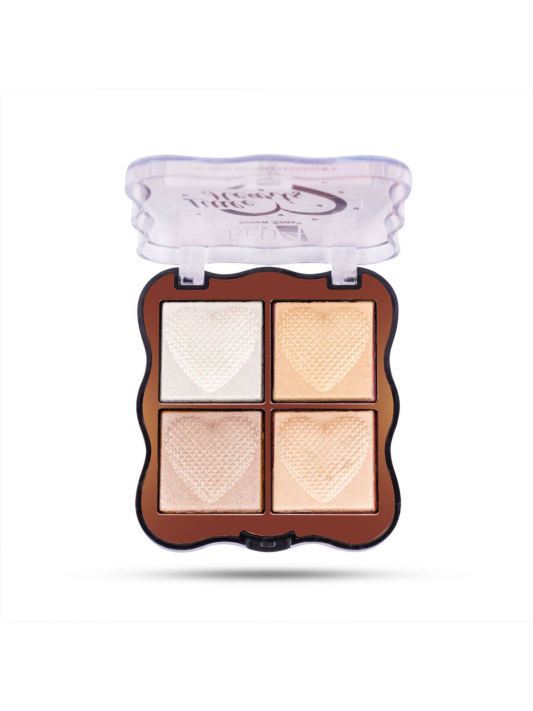 RED 4 Little Hearts Highlighter Eyeshadow Palette- Shade-02-image-44