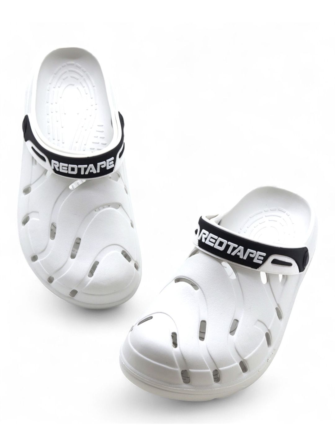 Red Tape Ventilation Ports & Adjustable Back Strap Clogs-picture-47