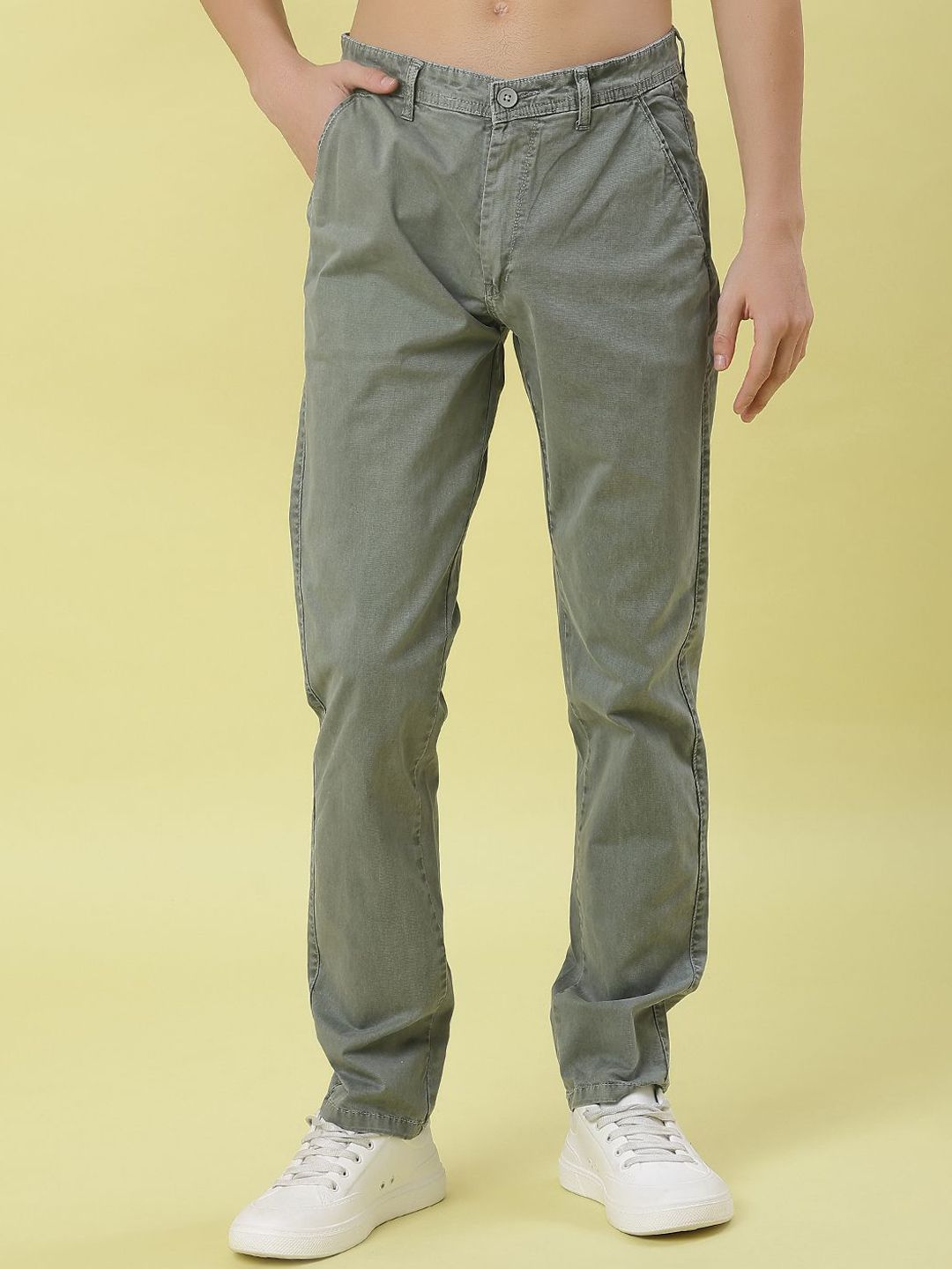 V-Mart Men Slim Fit Mid-Rise Cotton Trouser-picture-53