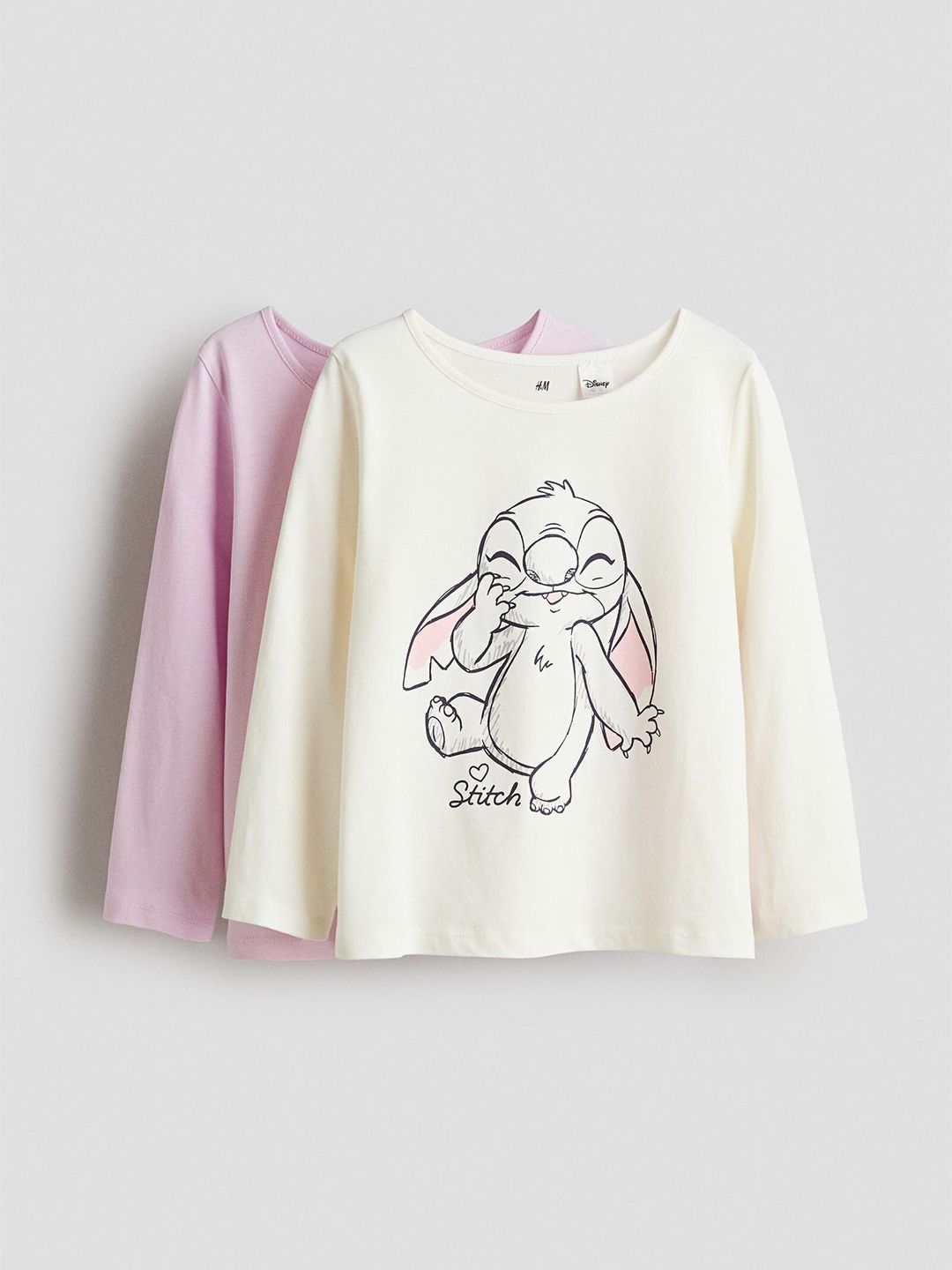 H&M Girls 2-Pack Printed Cotton Tops-picture-40