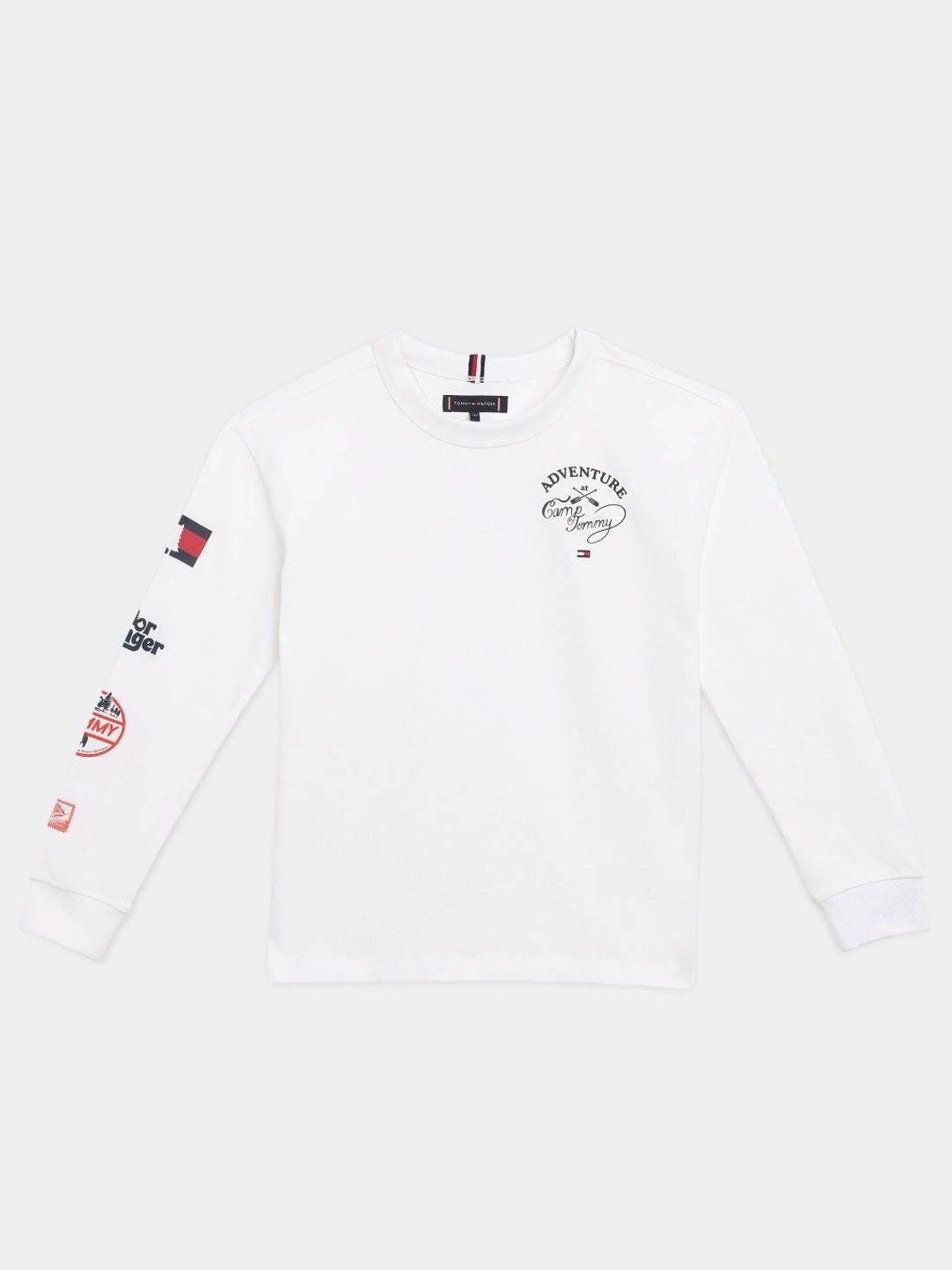 Tommy Hilfiger Boys Graphic Printed Long Sleeves Pure Cotton T-Shirt-picture-10