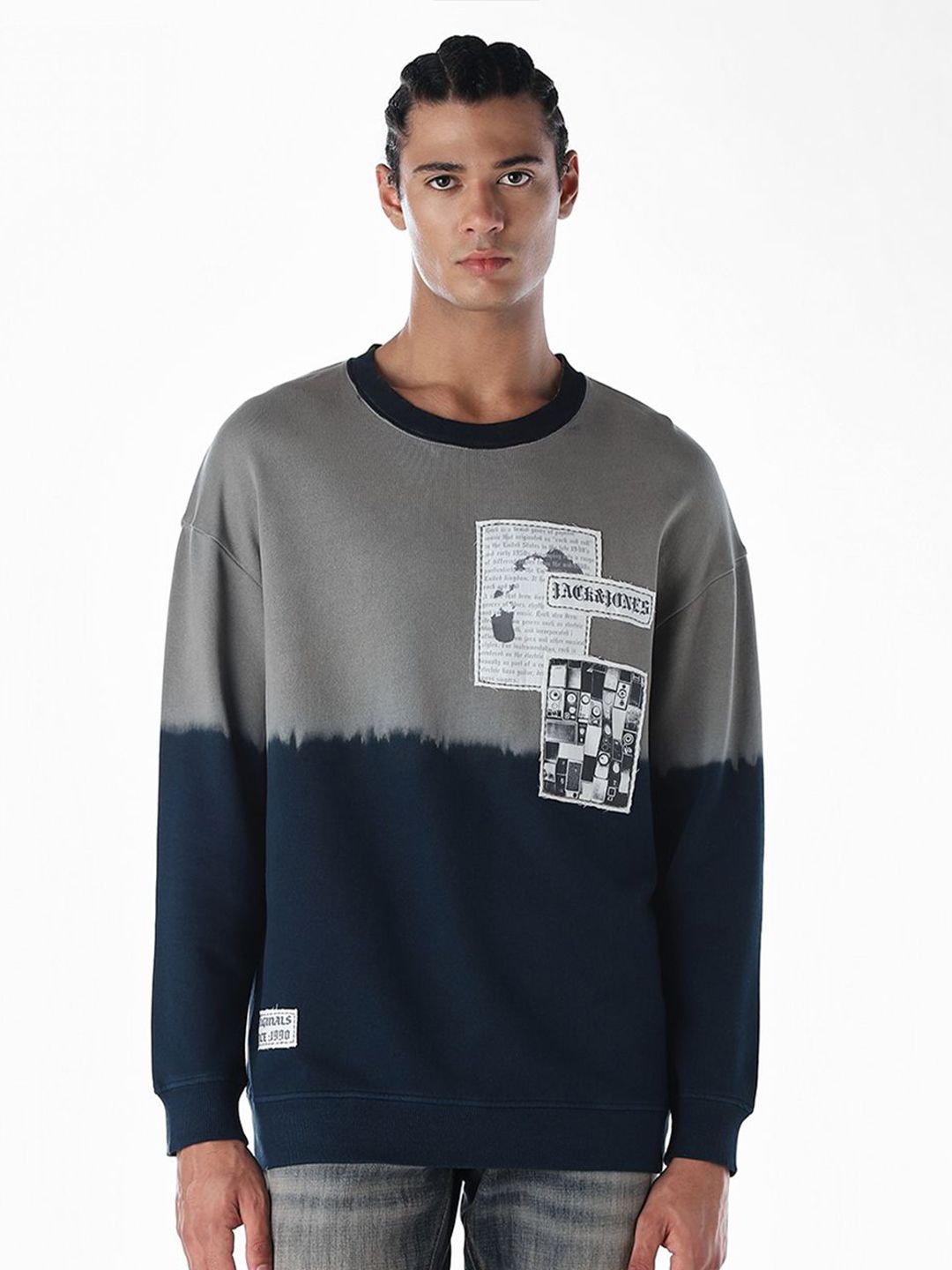 Jack & Jones Men Printed Pure Cotton Sweatshirt-picture-31