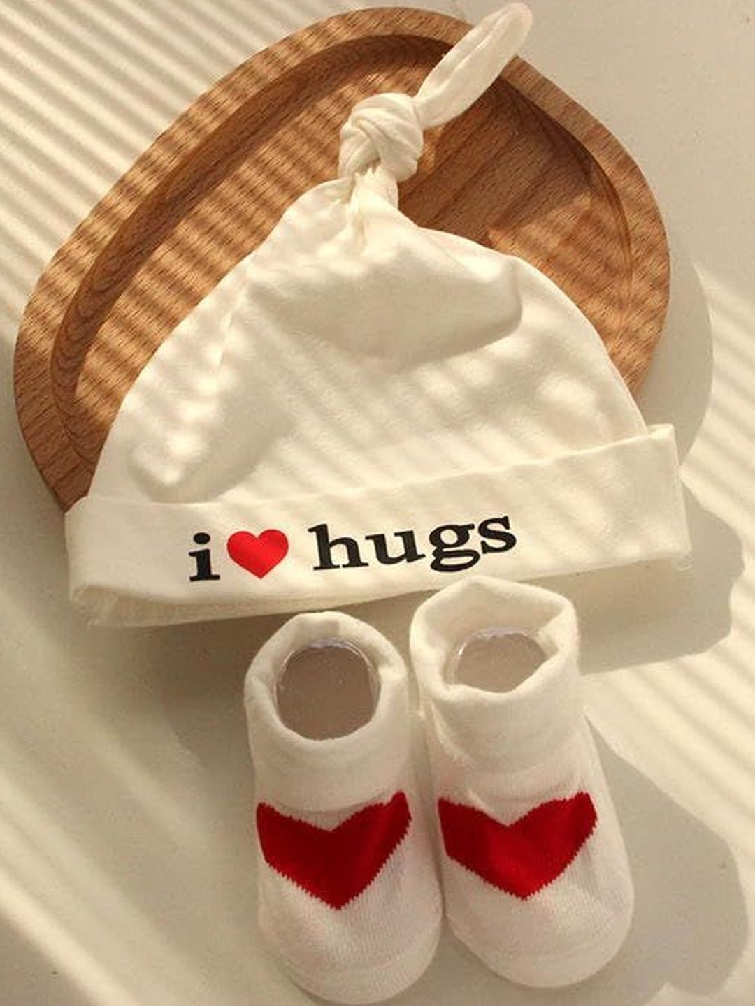 Teri Beri Kids Cotton Cap & Booties Set