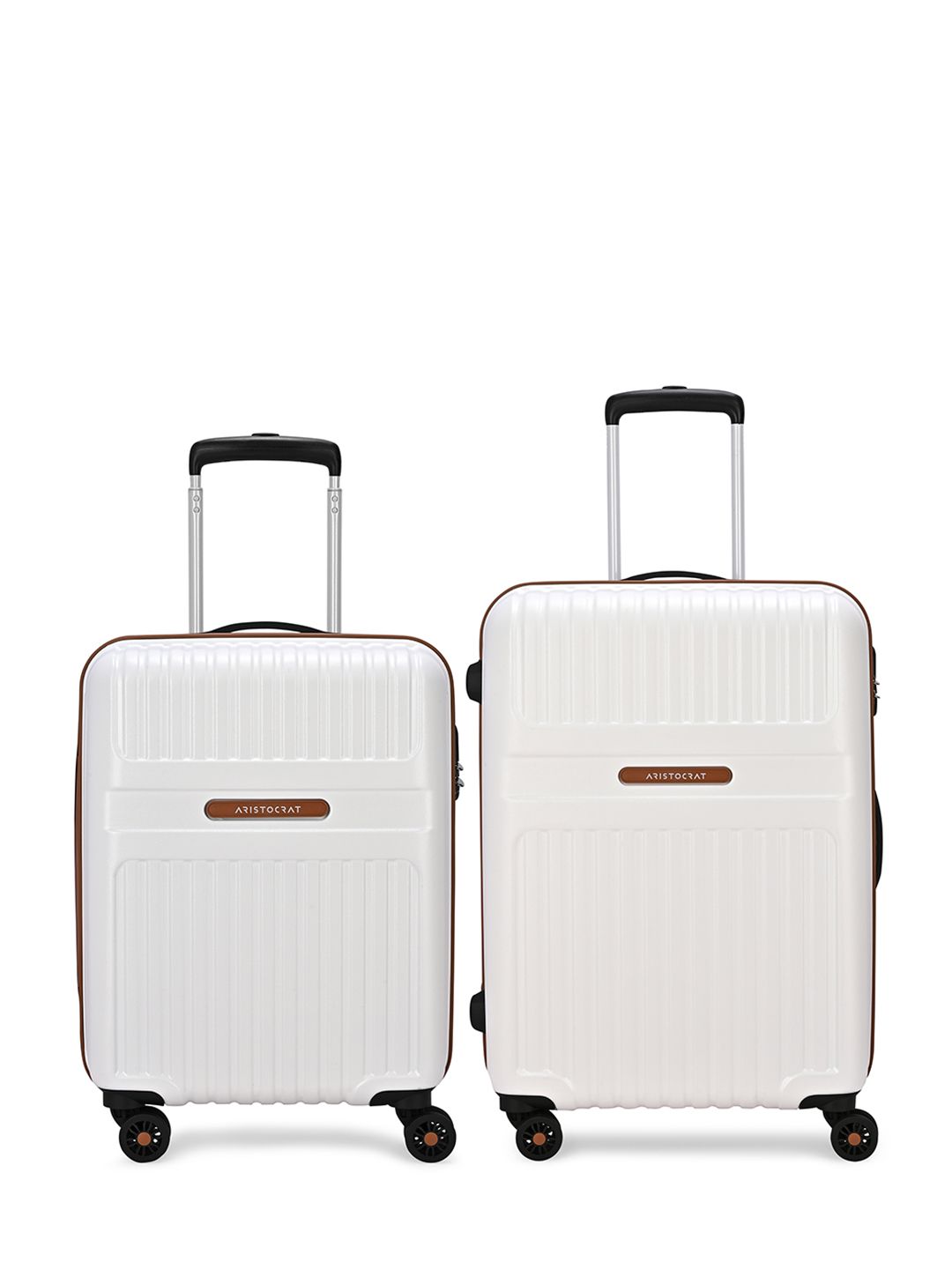 Aristocrat Unisex Set Of 2 Atlas Textured Hard-Sided Trolley Bags-picture-33
