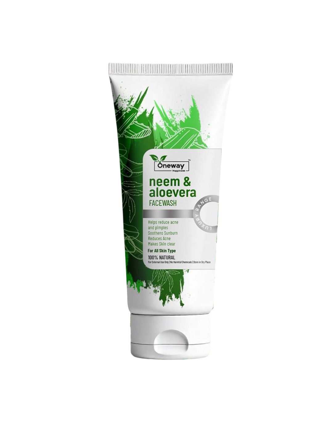 Oneway Happiness Neem & Aloe Vera Face Wash- 100 ml-picture-24