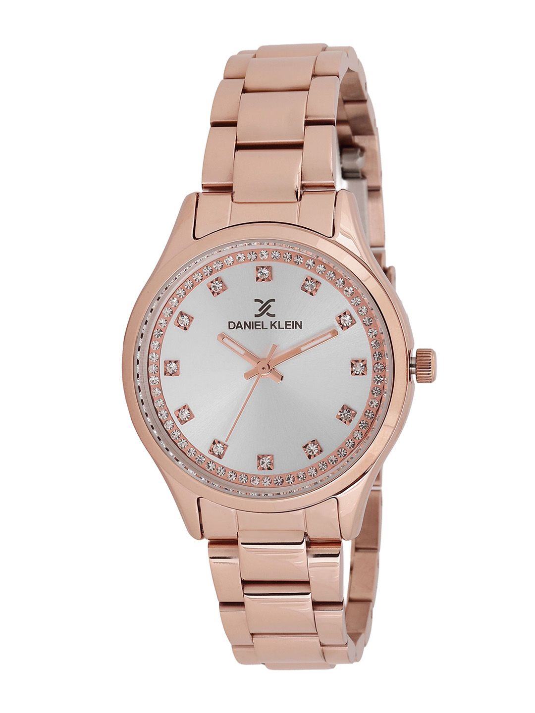 Daniel Klein Women Embellished Dial & Bracelet Style Straps Analogue Watch DK.1.12910-4-picture-33