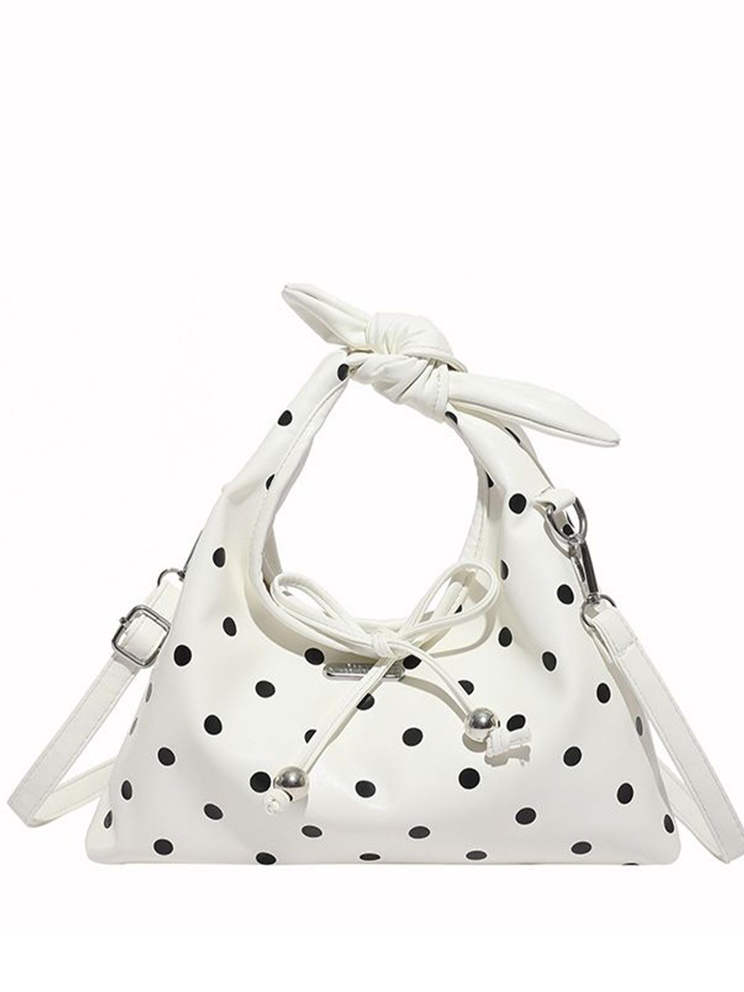 StyleCast x Revolte Polka Dots Printed Bucket Shoulder Bag-picture-52