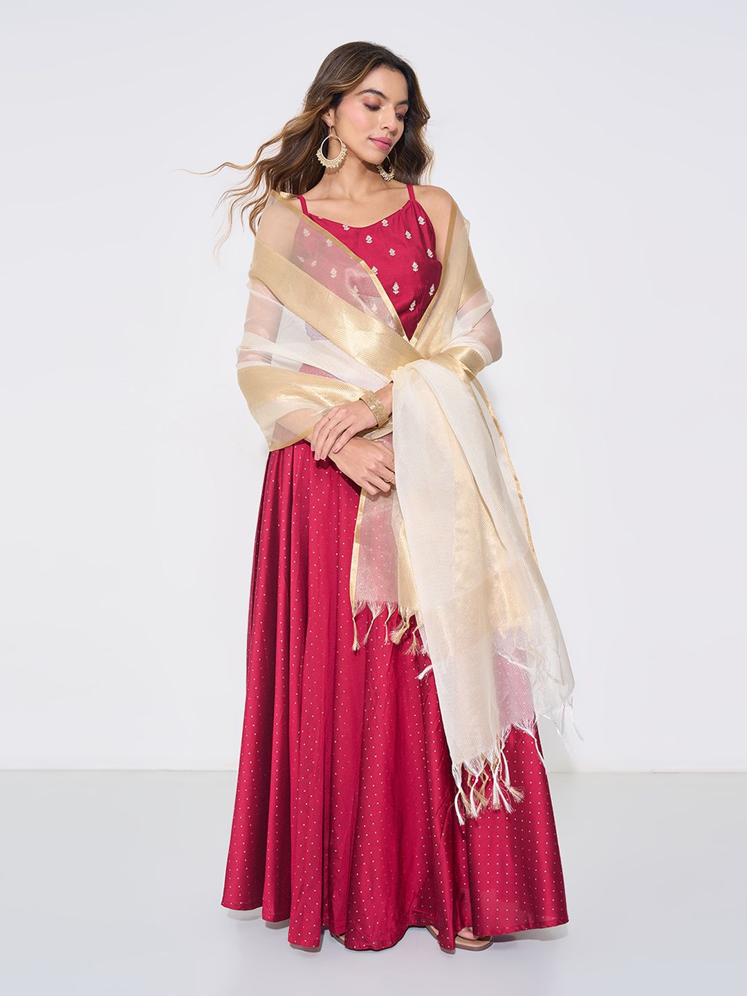 RANGMANCH BY PANTALOONS Tasselled Dupatta-picture-27