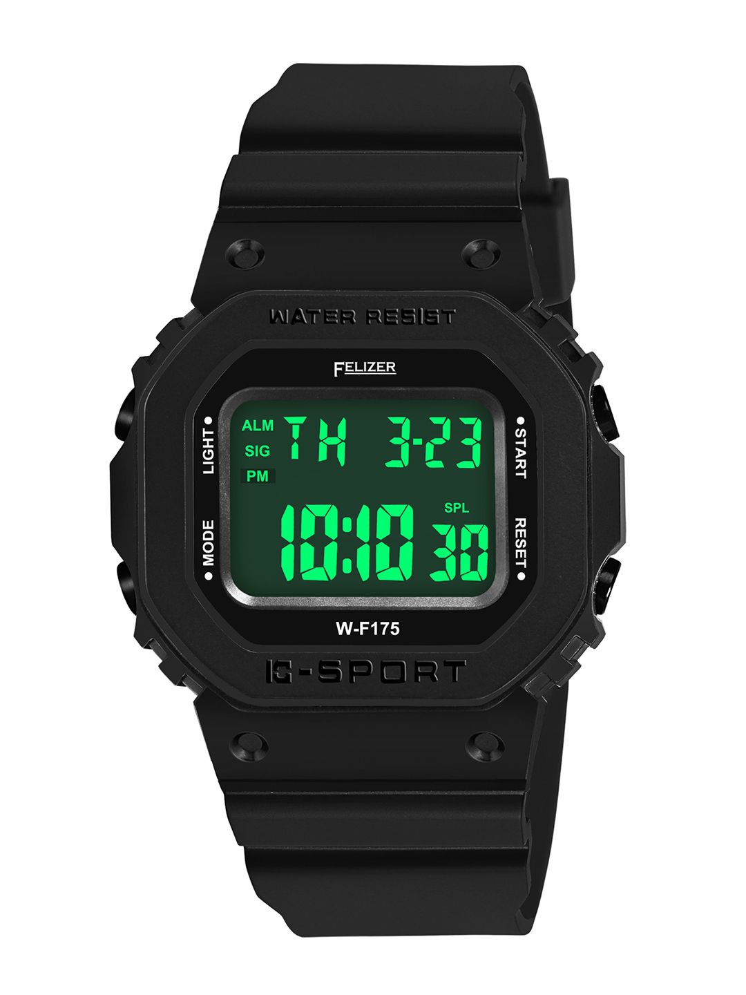 FELIZER Men Dial & Straps Digital Multi Function Watch 170-Black-picture-29